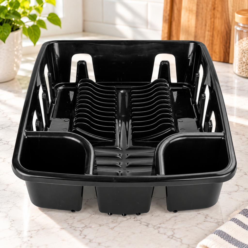 All-in-One Drain Dish Rack