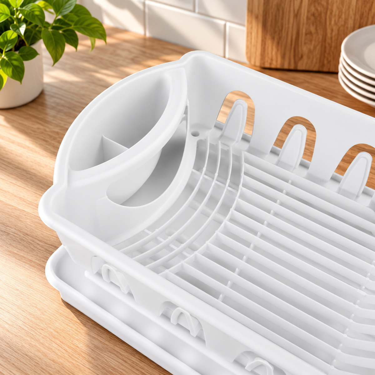 2-Piece Dish Drainer Set