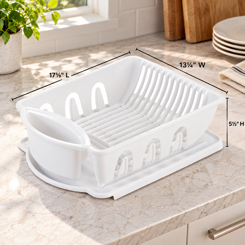 2-Piece Dish Drainer Set