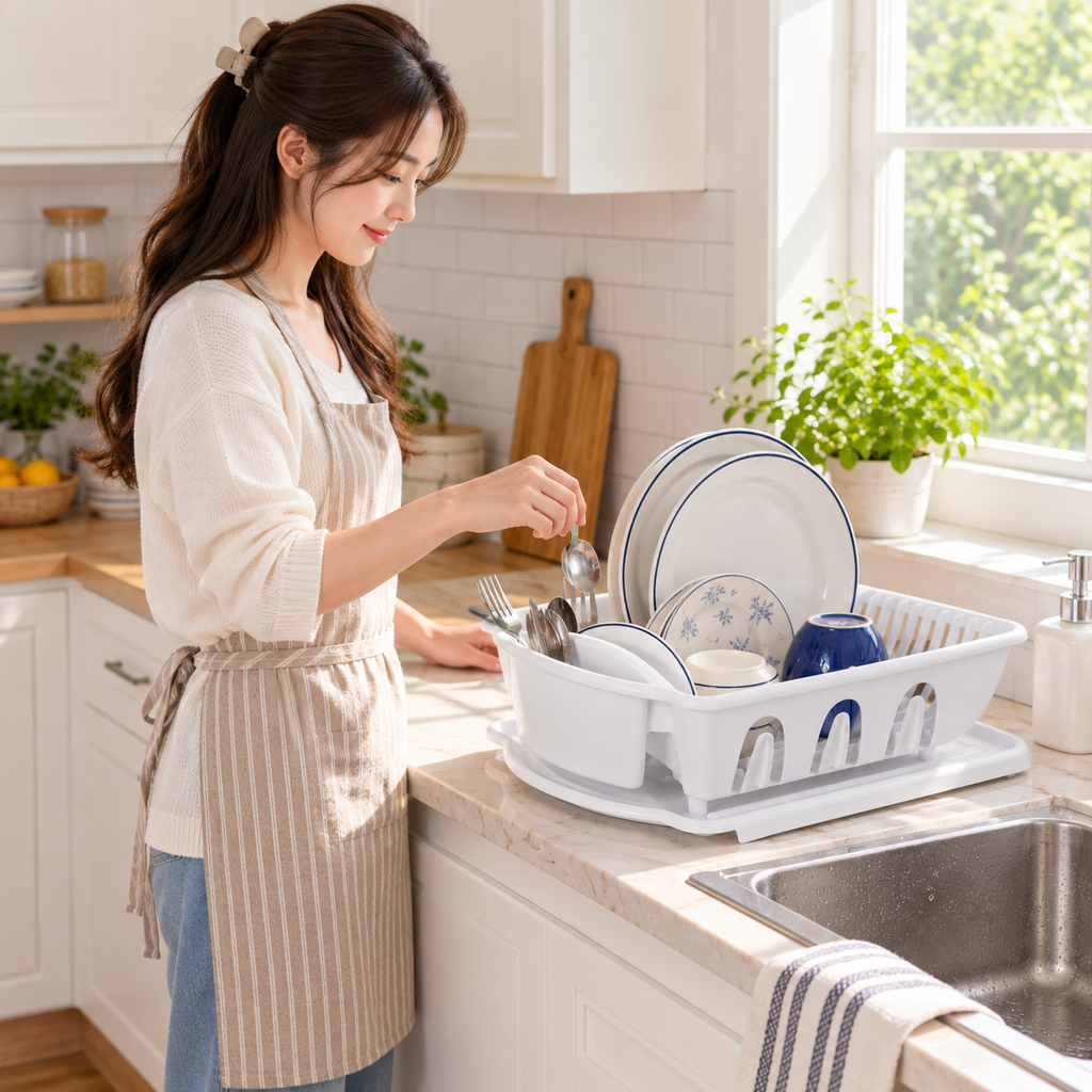 2-Piece Dish Drainer Set